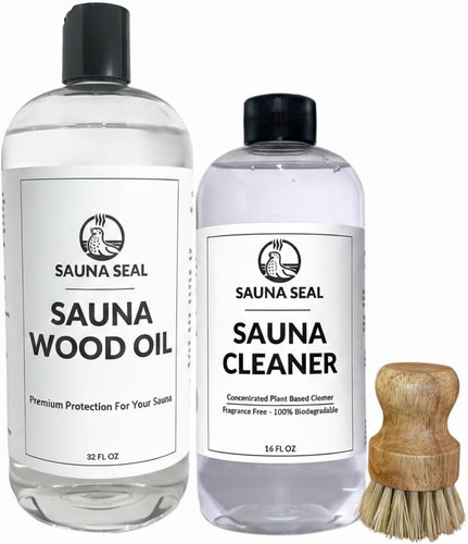 Sauna care set wood - sauna,