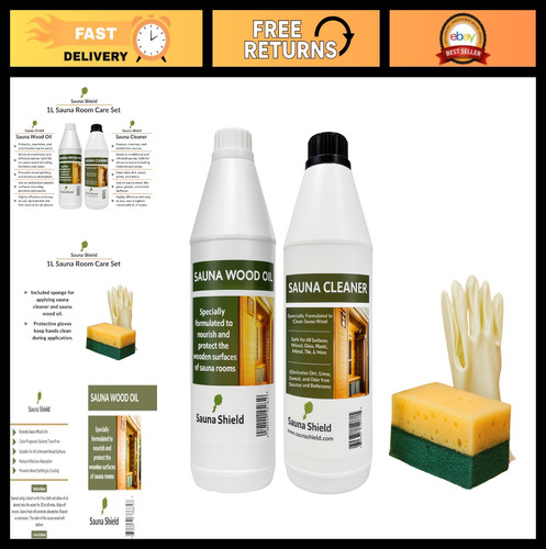 Sauna care set - wood, &