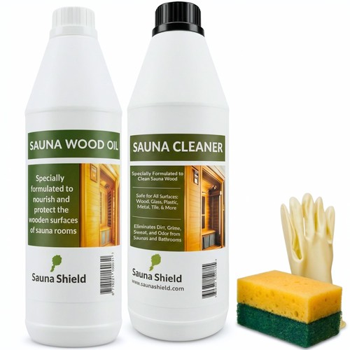 Sauna care set wood oil - sauna, &