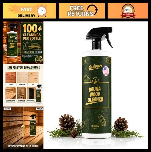 Natural wood sauna cleaner - natural,