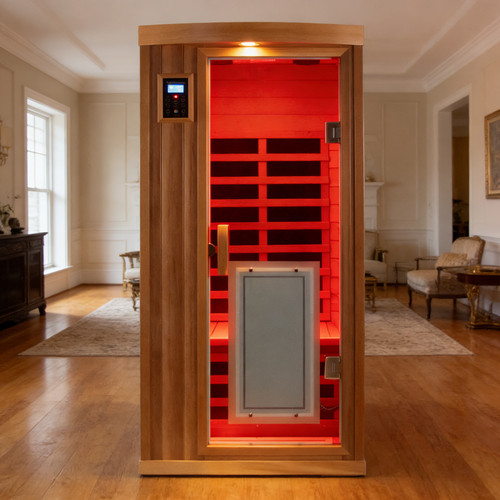 Low emf red cedar sauna - low,